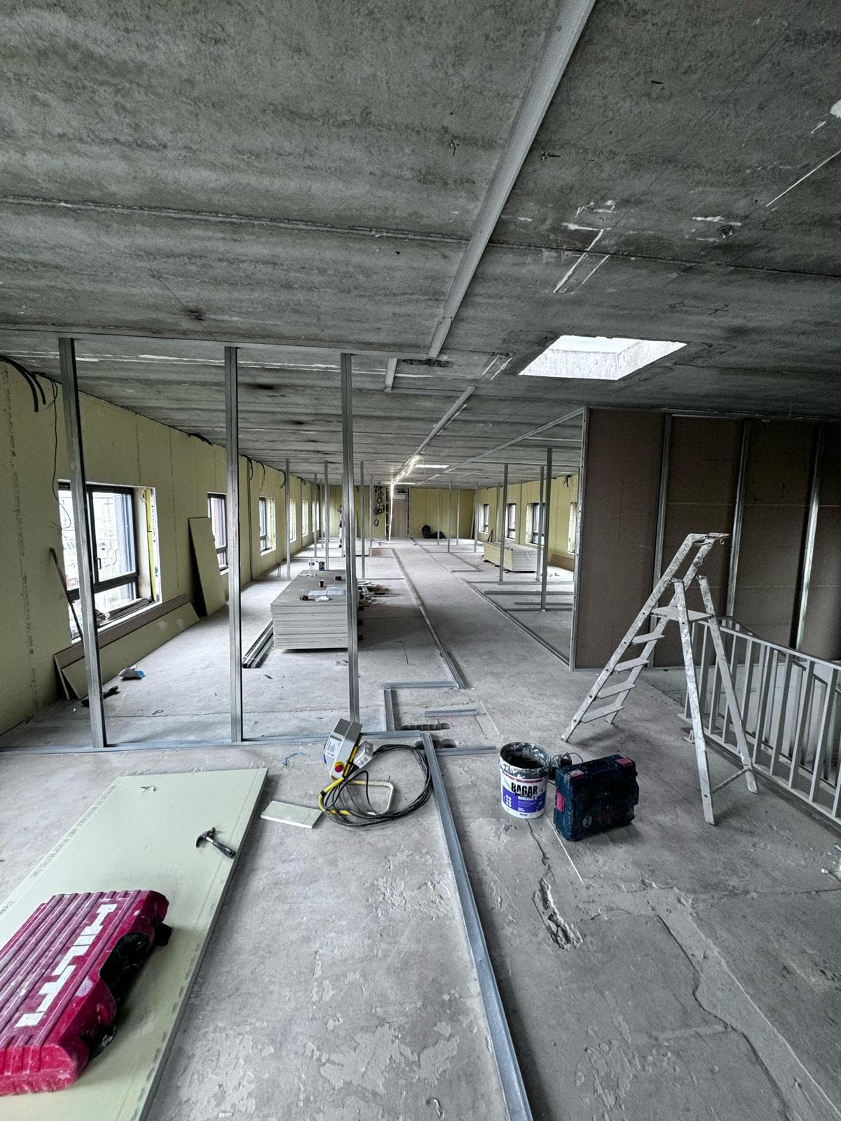 Chantier plâtrerie